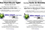 Thumbnail for the post titled: West Ward Bicycle Night – July 25, 2019