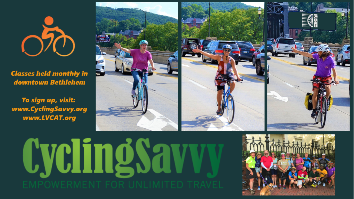 Thumbnail for the post titled: CyclingSavvy Dates in Bethlehem